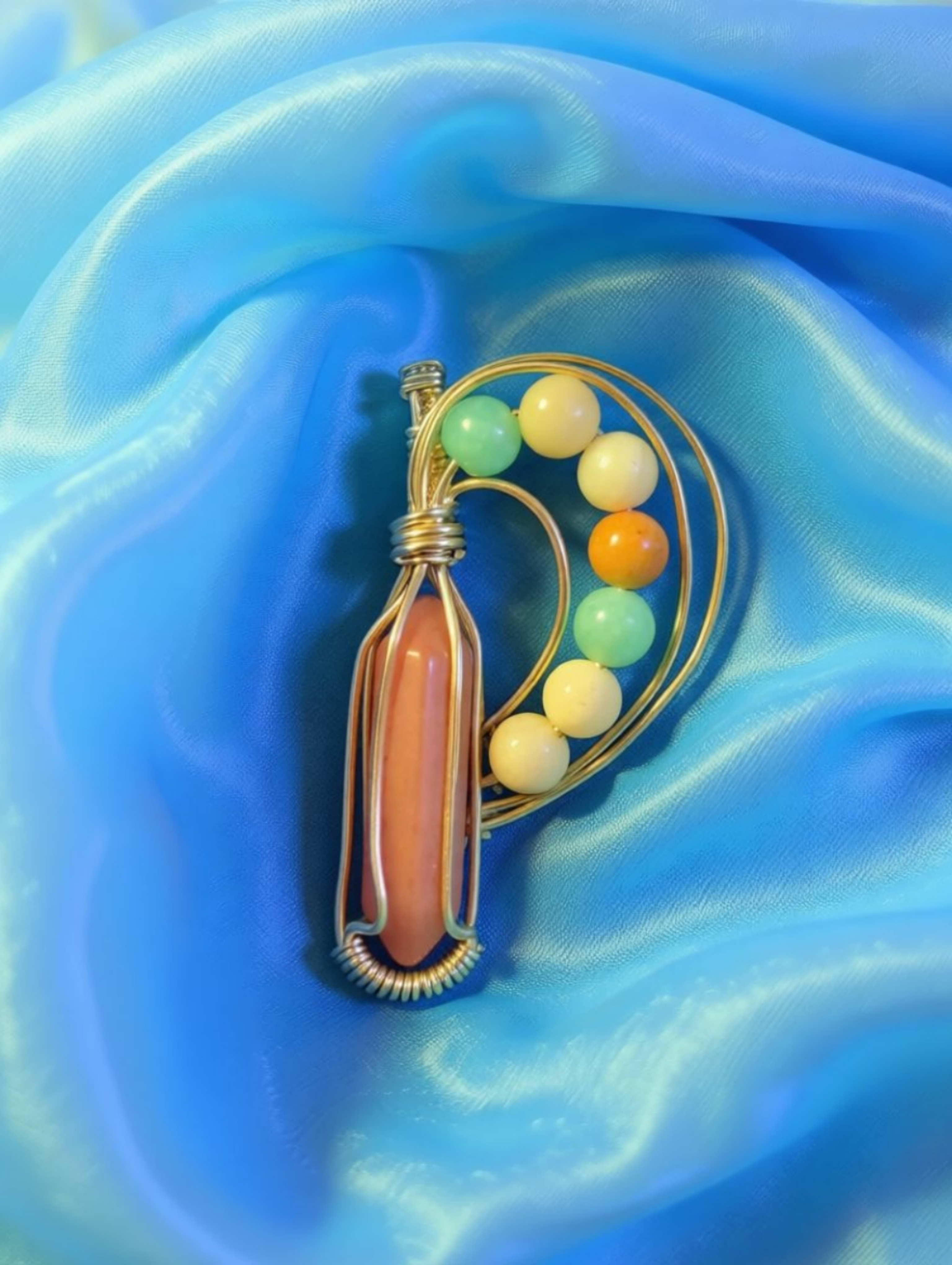 Brown Jasper Sterling Silver Pendant